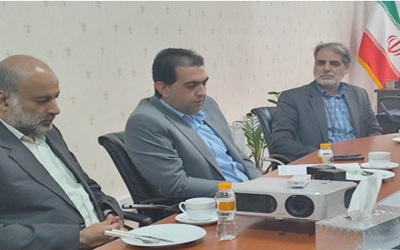 نشست مدیرعامل و معاون اقتصادی حراست